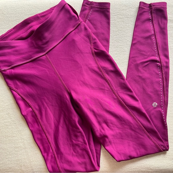 Lululemon Fleece Running Tights size 2 - Picture 1 of 17
